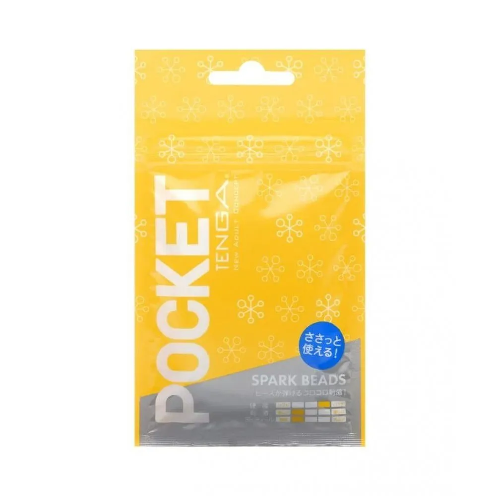 Tenga Pocket Spark Beads, жовтий — фото 6