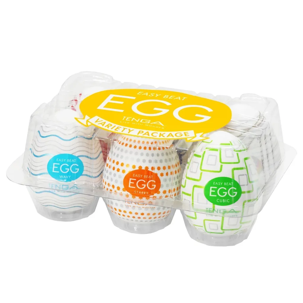 Набір Tenga Egg Variety Pack Standard — шість мастурбаторів-яєць