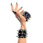 Art of Sex Rose Spiked Leather Handcuffs — фото 1
