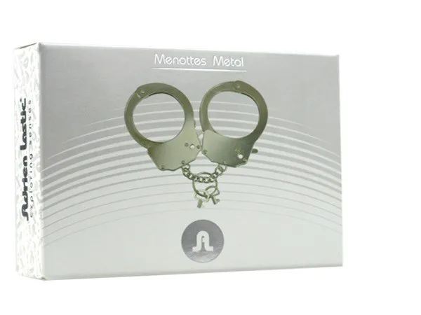 Adrien Lastic Handcuffs Metallic, сріблястий — фото 3