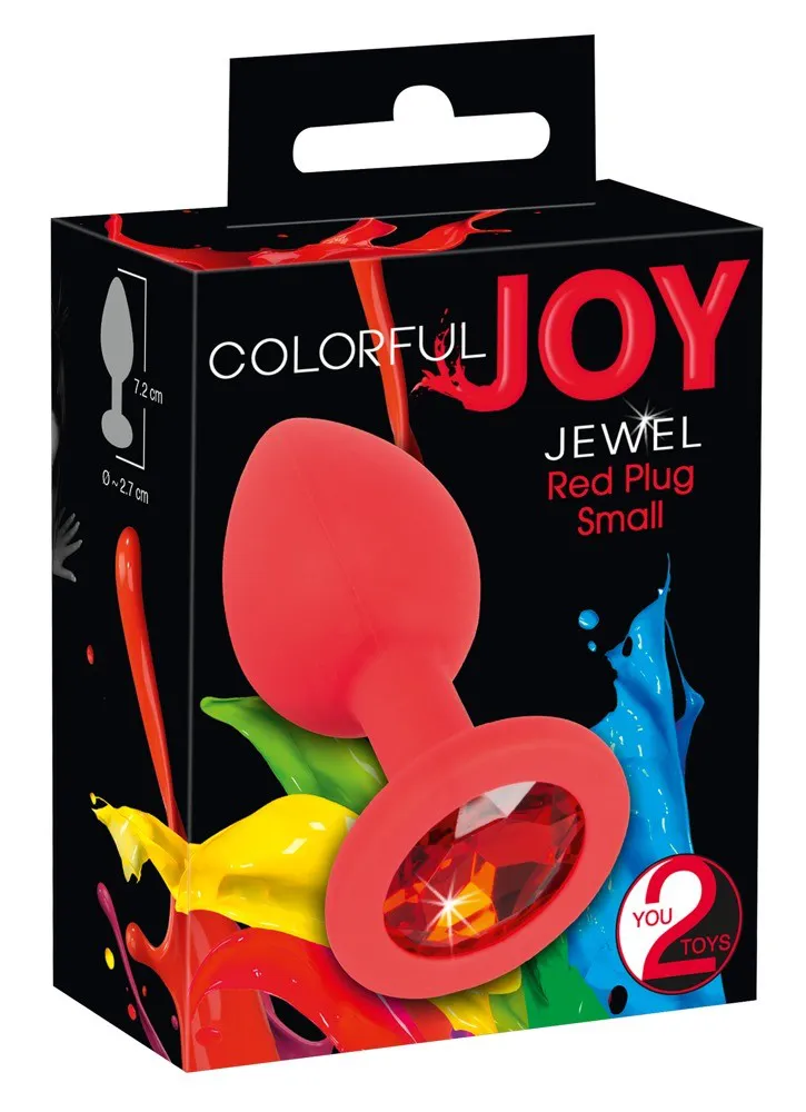 Orion Colorful Joy Jewel Red Plug, червоний — фото 5