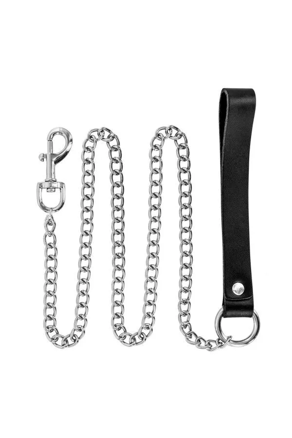 Fetish Tentation Premium Metal Leash, 115 см