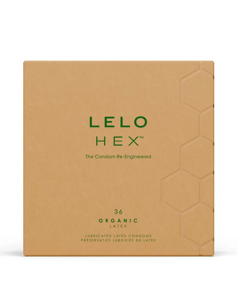 Упаковка презервативів LELO HEX Condoms Organic