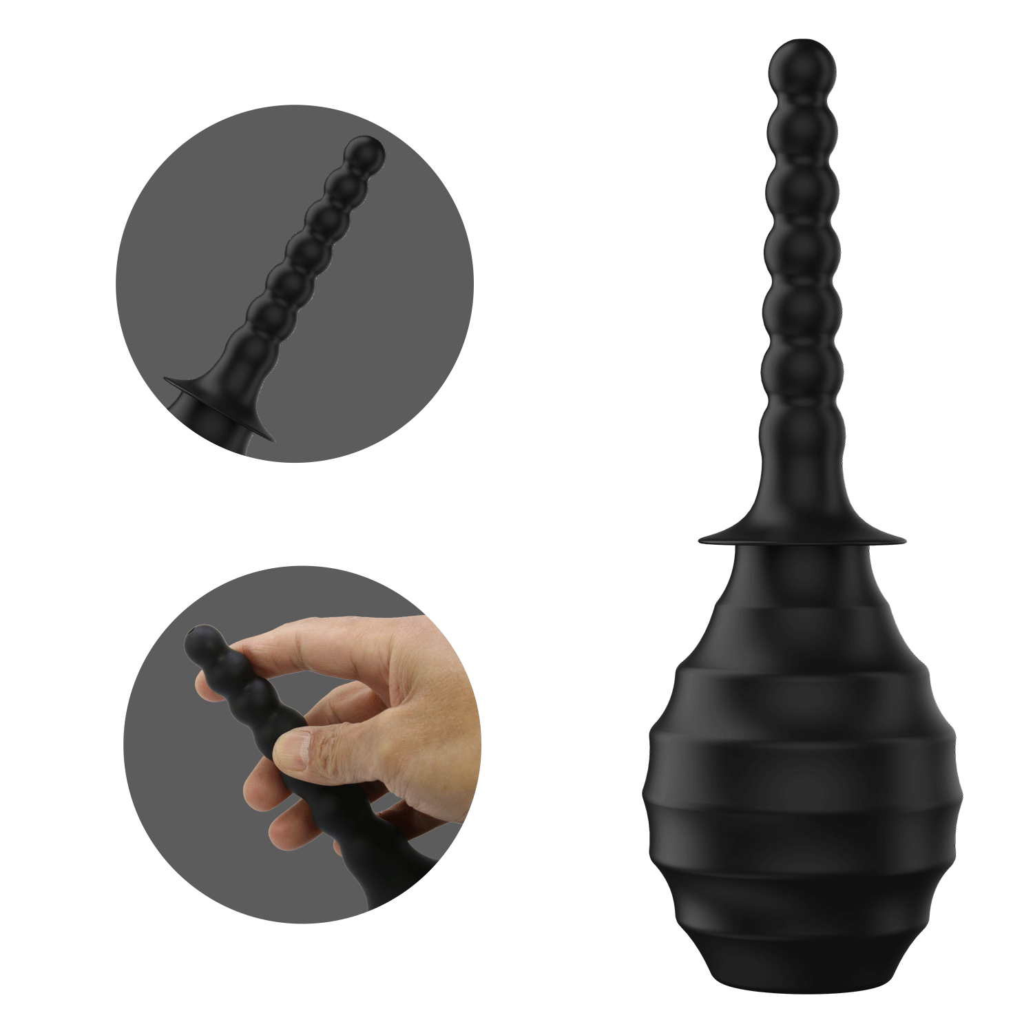 Mr.Play Anal Douche Enema Cleaner, чорний — фото 2