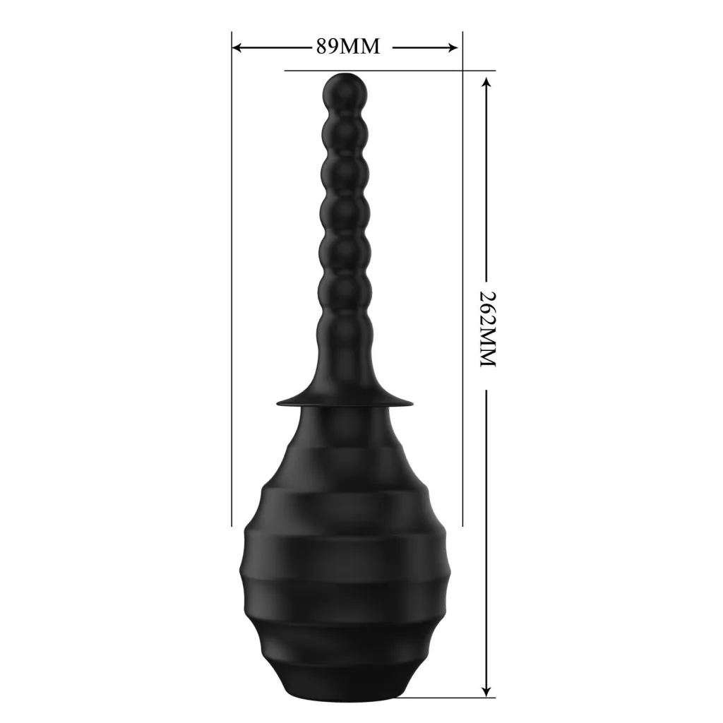 Mr.Play Anal Douche Enema Cleaner, чорний — фото 4