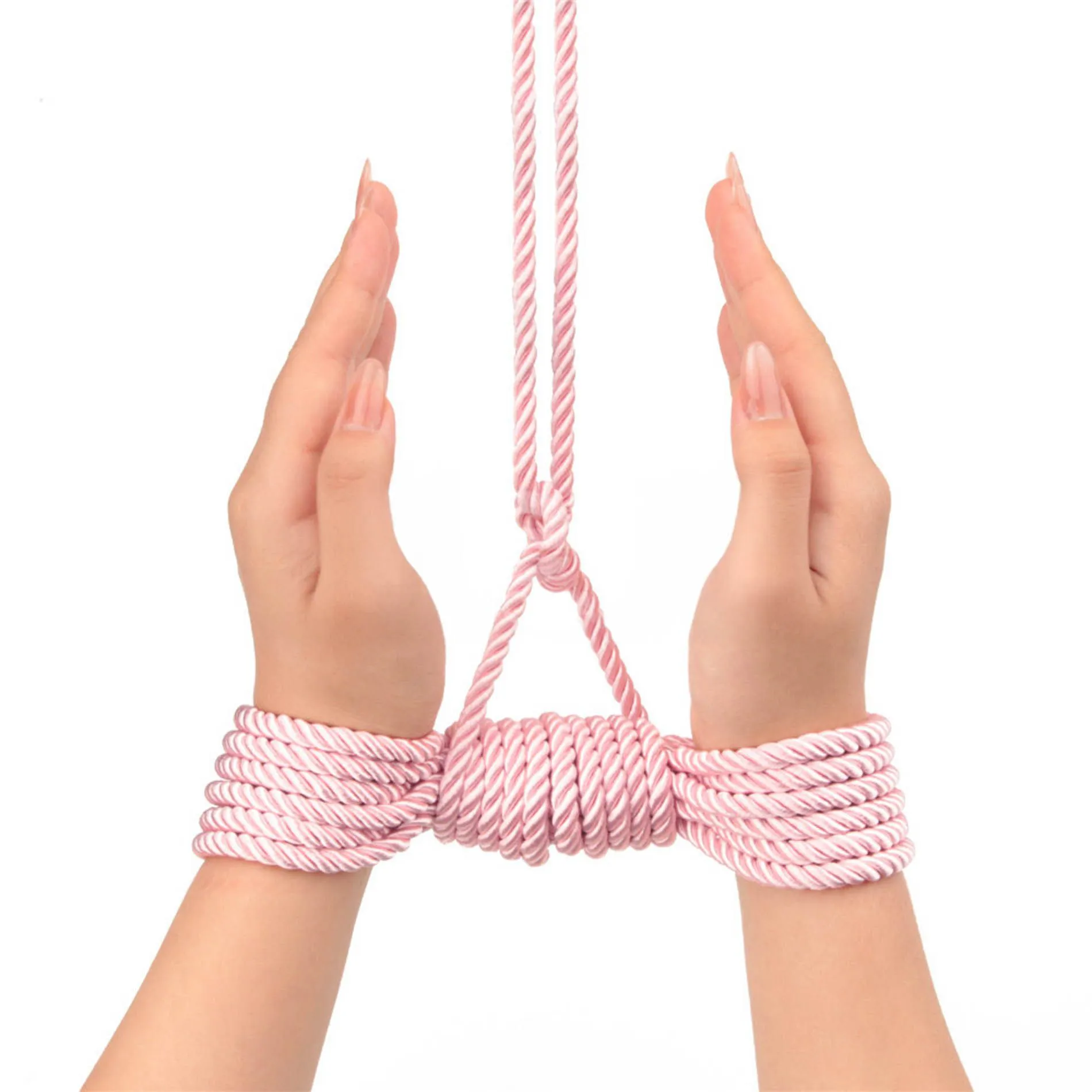 LoveToy Rebellion Reign Rose Bondage Rope, світло-рожевий — фото 3