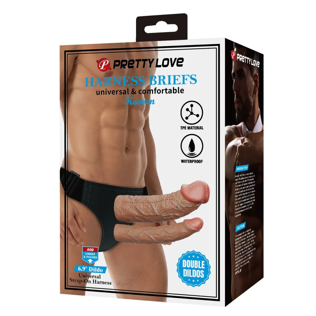 Pretty Love Strap on Kearen, тілесний — фото 8