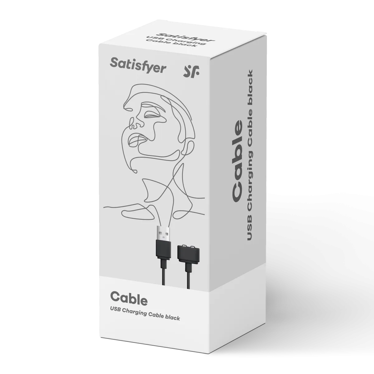 Satisfyer USB Charging Cable, чорний — фото 3