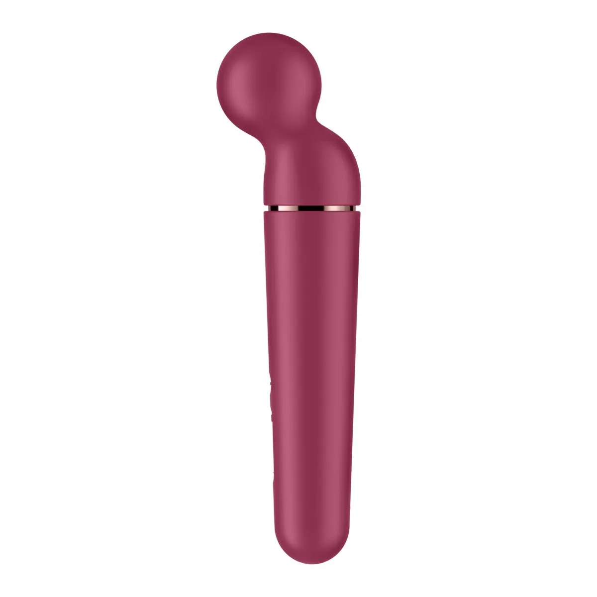 Вібромасажер-мікрофон Satisfyer Planet Wand-er з вставкою кольору рожевого золота