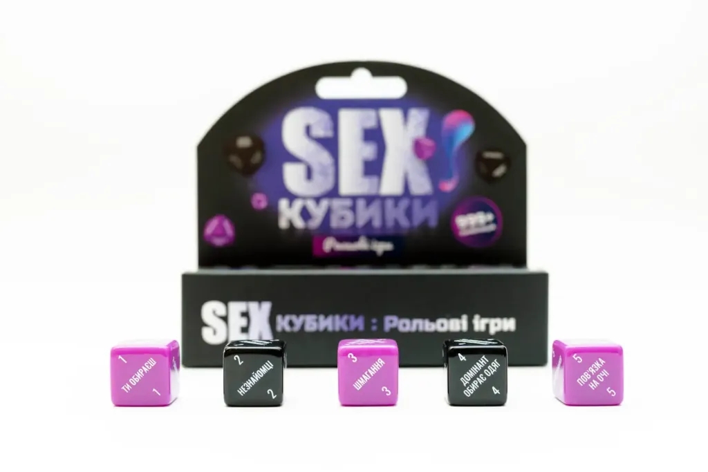 FunGamesShop SEX-кубики «Рольові ігри», різнокольоровий — фото 2