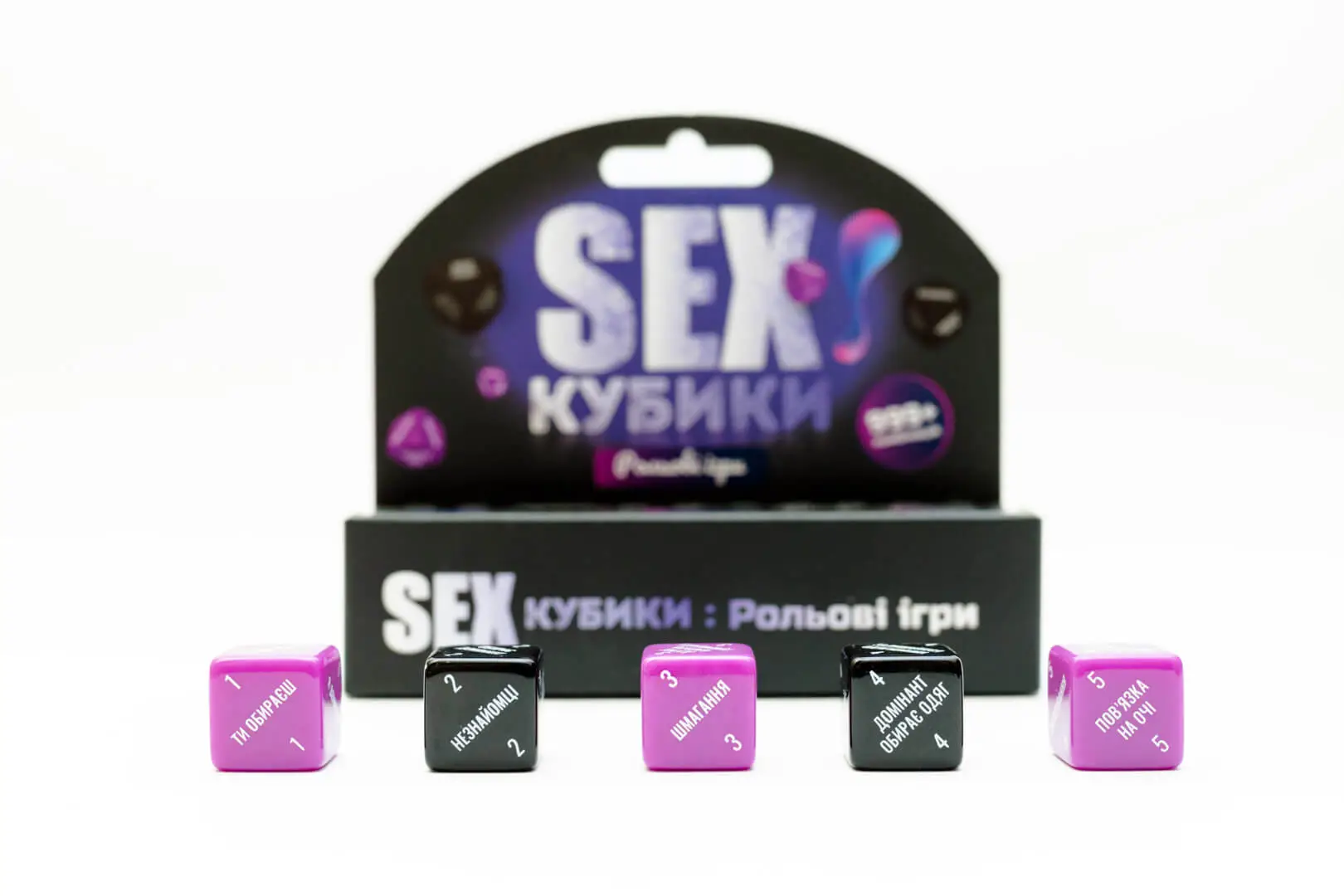 FunGamesShop SEX-кубики «Рольові ігри», різнокольоровий — фото 2