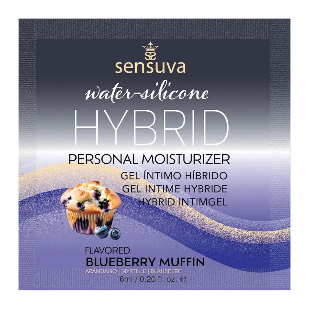 Пробник лубриканту Sensuva Hybrid Formula Blueberry Muffin
