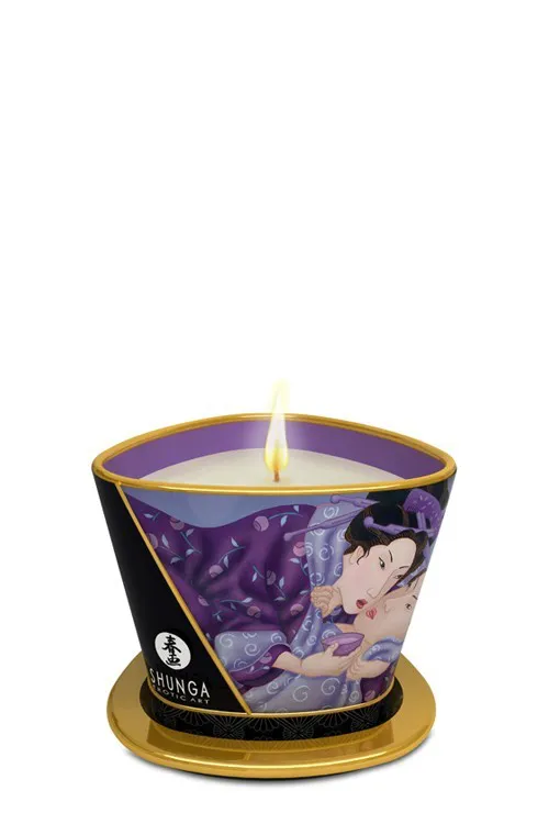 Shunga Massage Candle, екзотичні фрукти, 170 мл