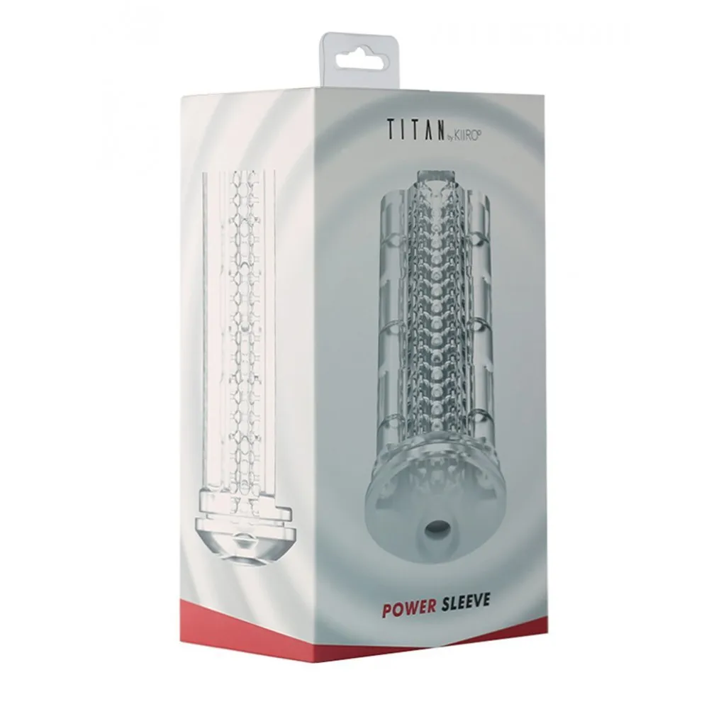 Kiiroo Titan Sleeve Power, прозорий — фото 5