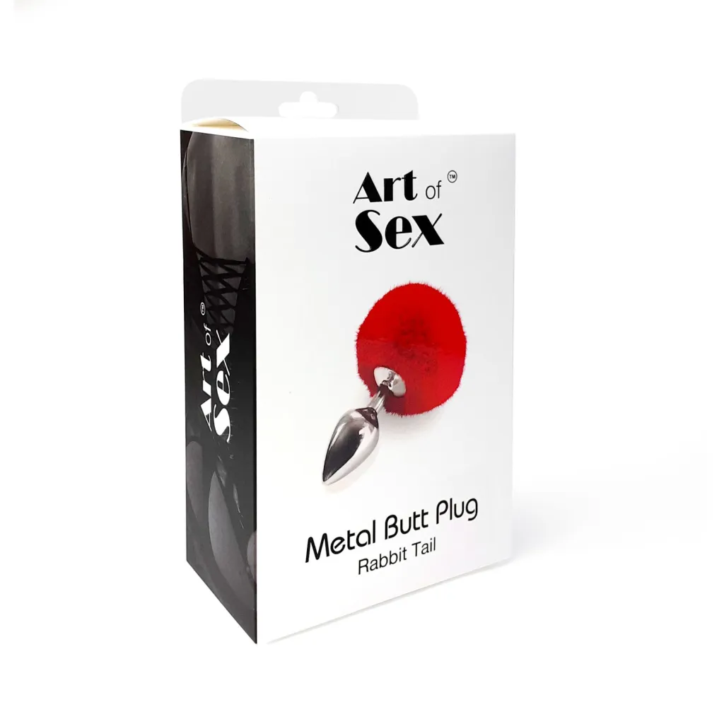 Art of Sex Rabbit Tail — металева пробка — фото 4