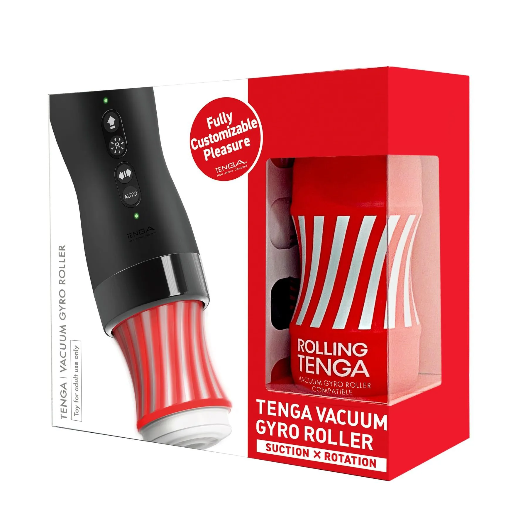 Tenga Vacuum Gyro Roller, чорний — фото 3