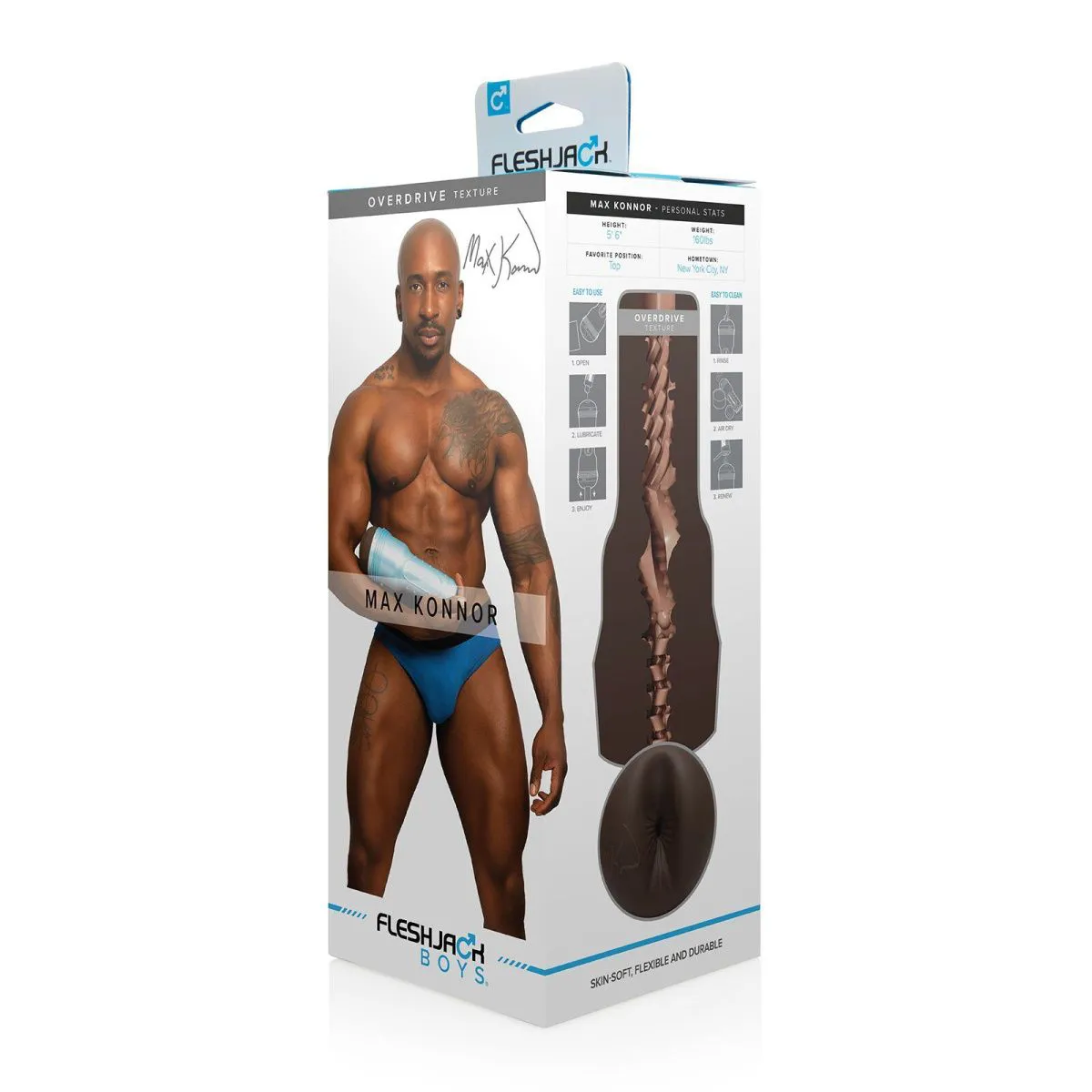 Fleshlight Fleshjack Boys Max Konnor Overdrive, чорний — фото 12