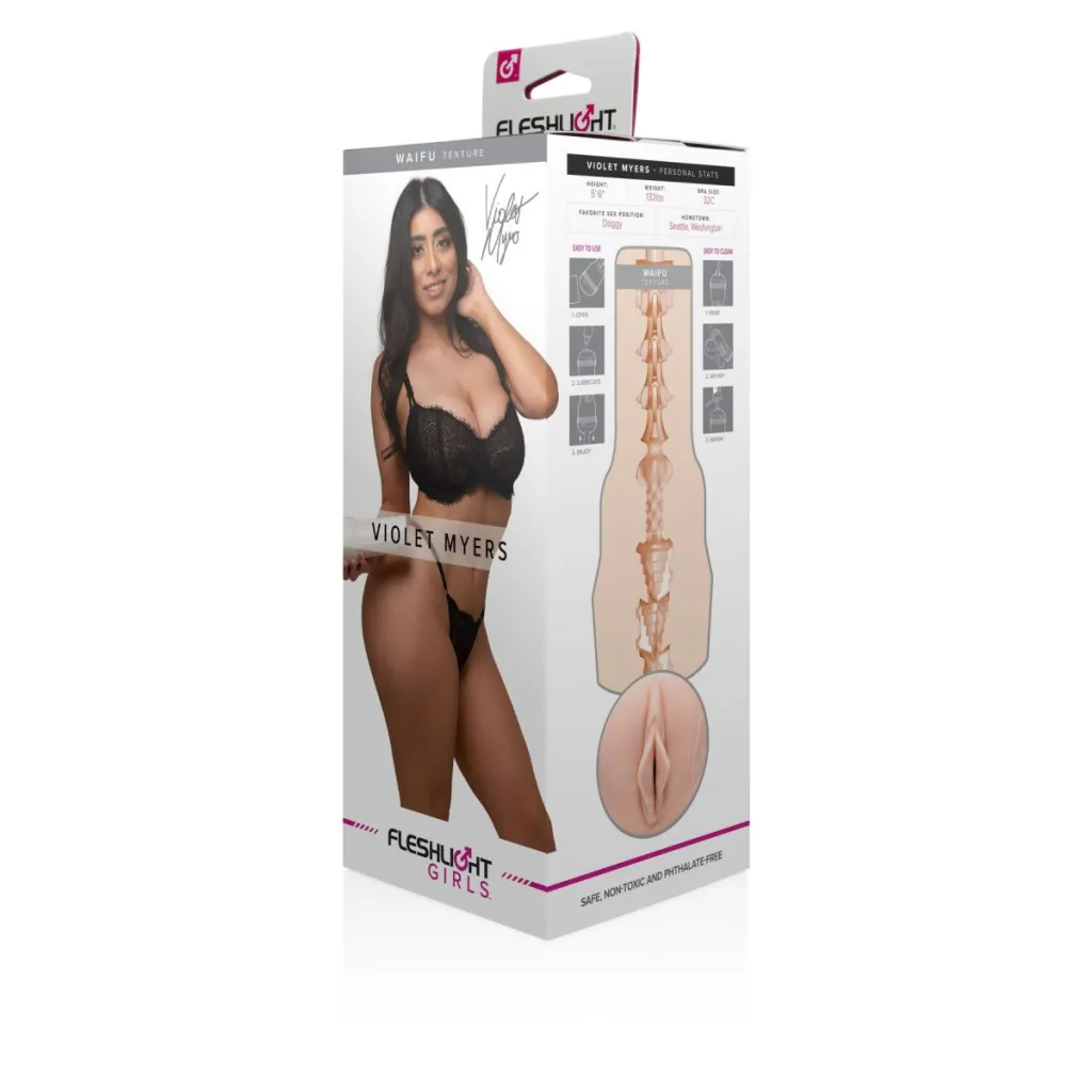 Fleshlight Girls Violet Myers Waifu, тілесний — фото 10