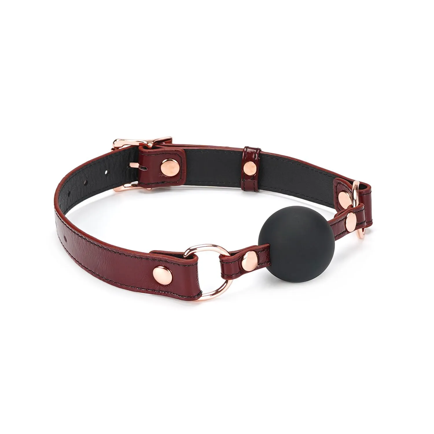 Liebe Seele Wine Red Ball Gag, бордовий — фото 2