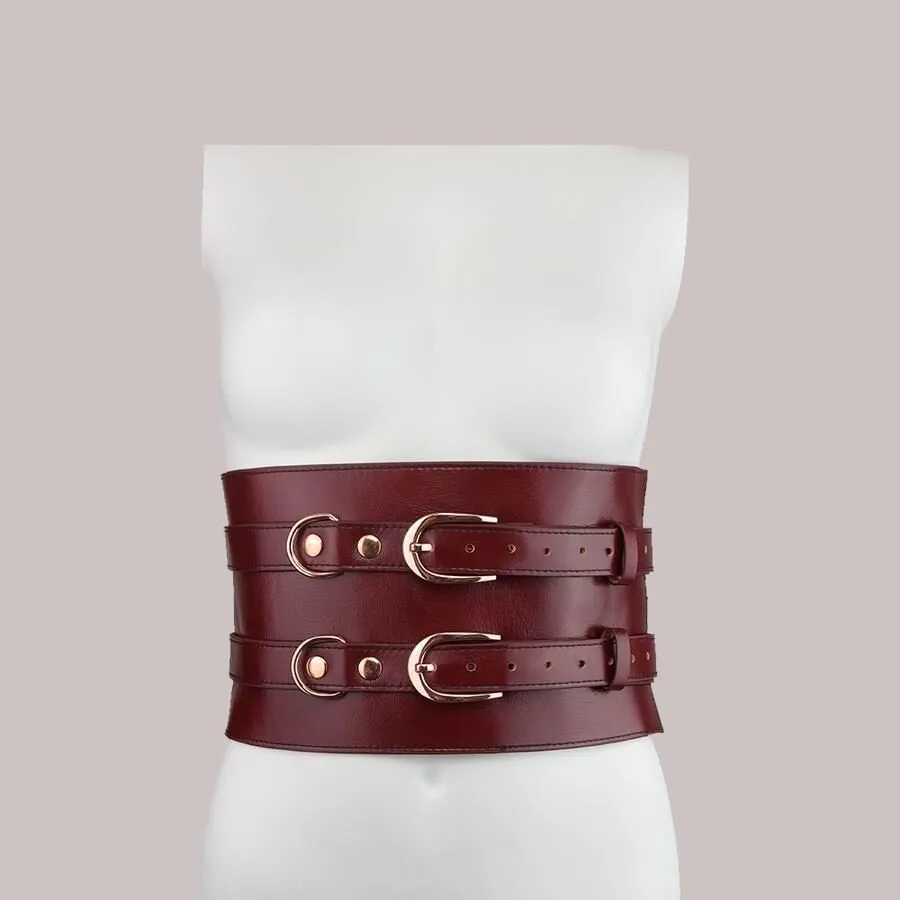 Liebe Seele Wine Red Waist Cuff, бордовий — фото 7