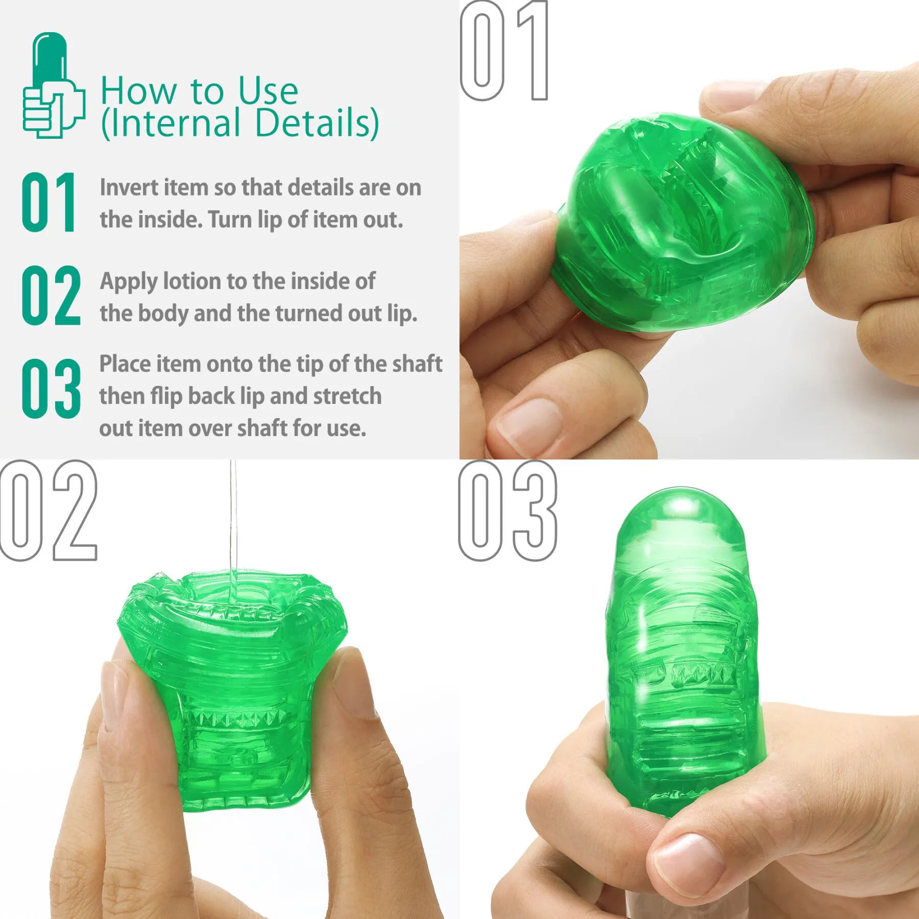Tenga UNI Emerald, зелений — фото 3