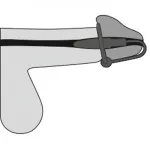 Orion Penis Plug With Silicone Glans Ring — фото 3