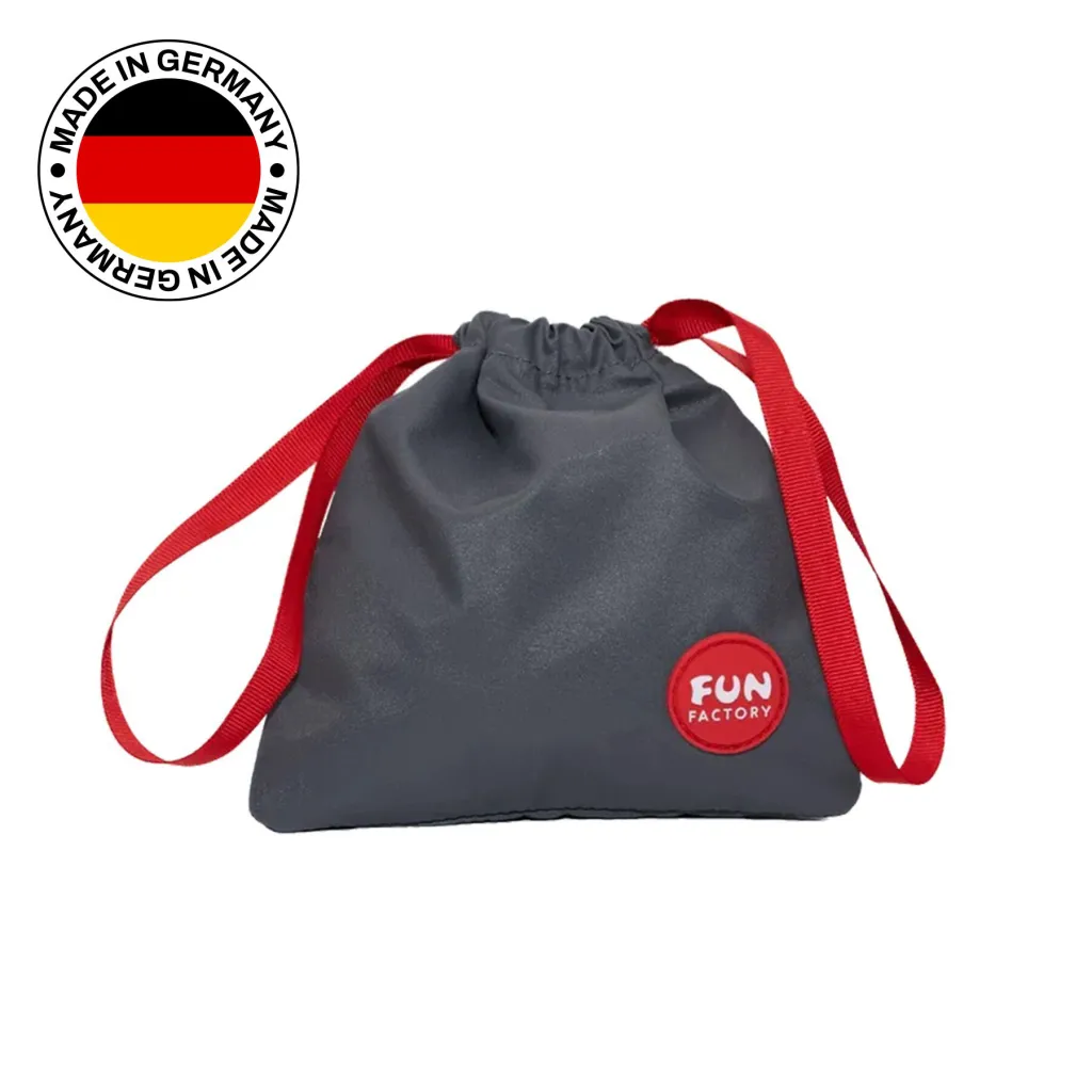 Сірий кисет Fun Factory TOYBAG для зберігання секс-іграшок