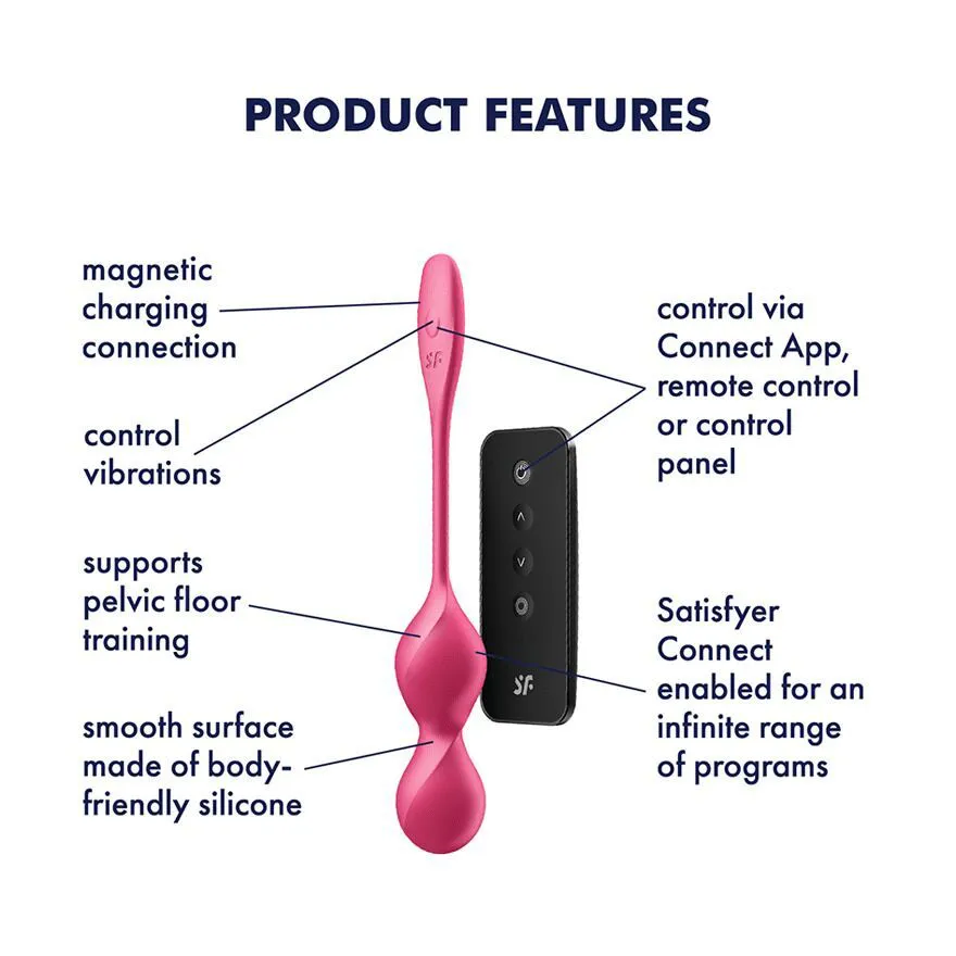 Satisfyer Love Birds 2 Connect App, рожевий — фото 3