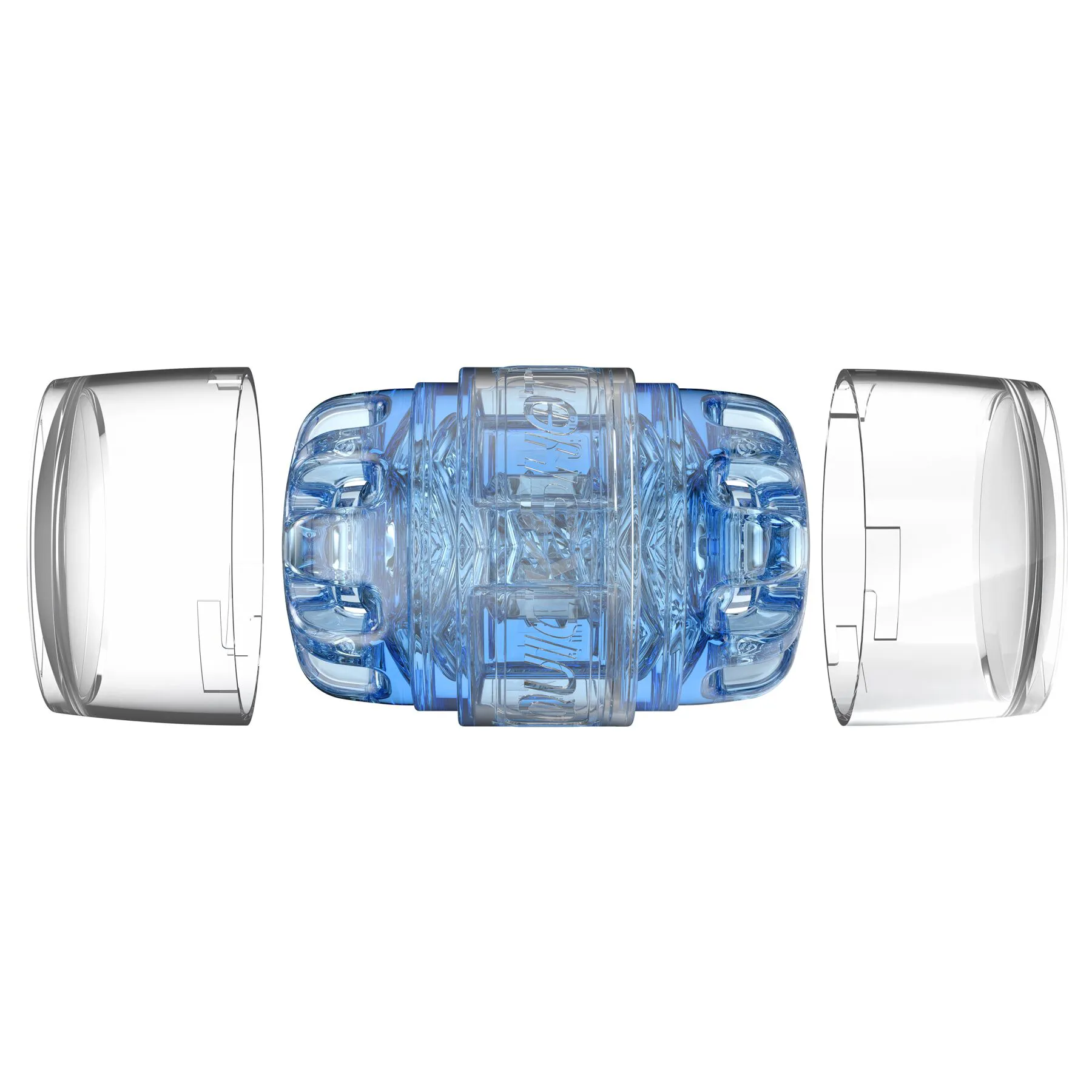 Fleshlight Quickshot Turbo Blue Ice, блакитний — фото 4