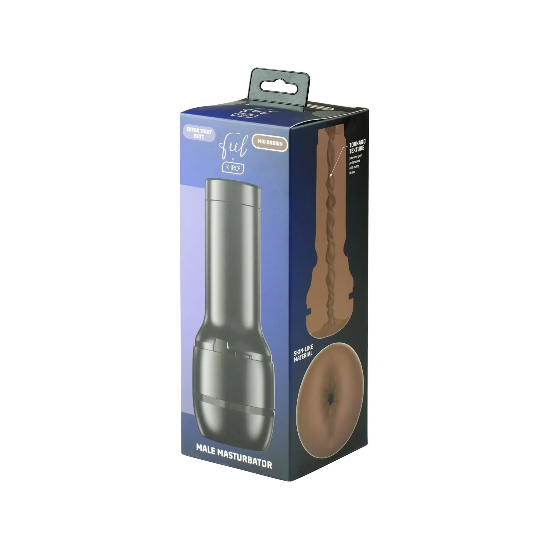 Kiiroo Feel Stroker Butt Extra Tight Mid Brown, коричневый — фото 10