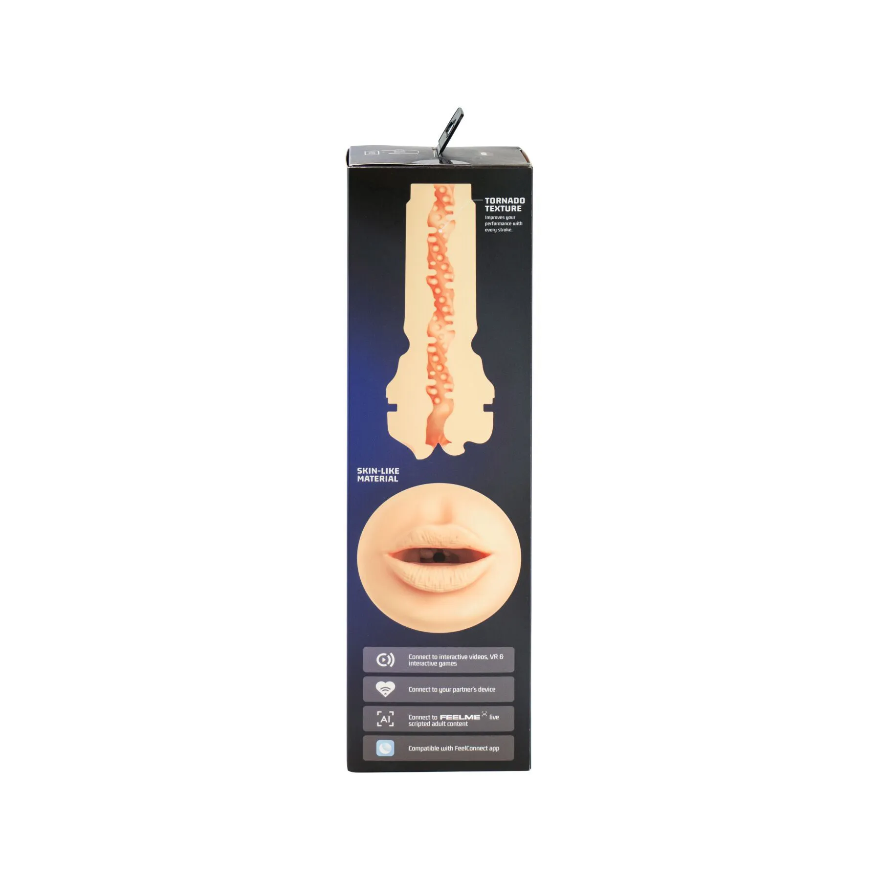 Kiiroo Feel Mouth + PowerBlow, тілесний — фото 6