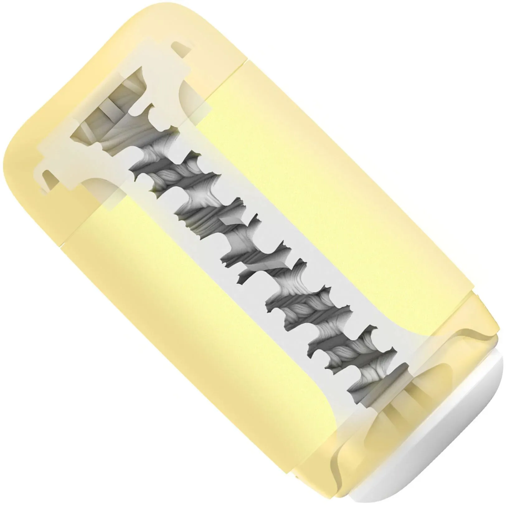 Tenga Puffy Custard Yellow, жовтий — фото 4