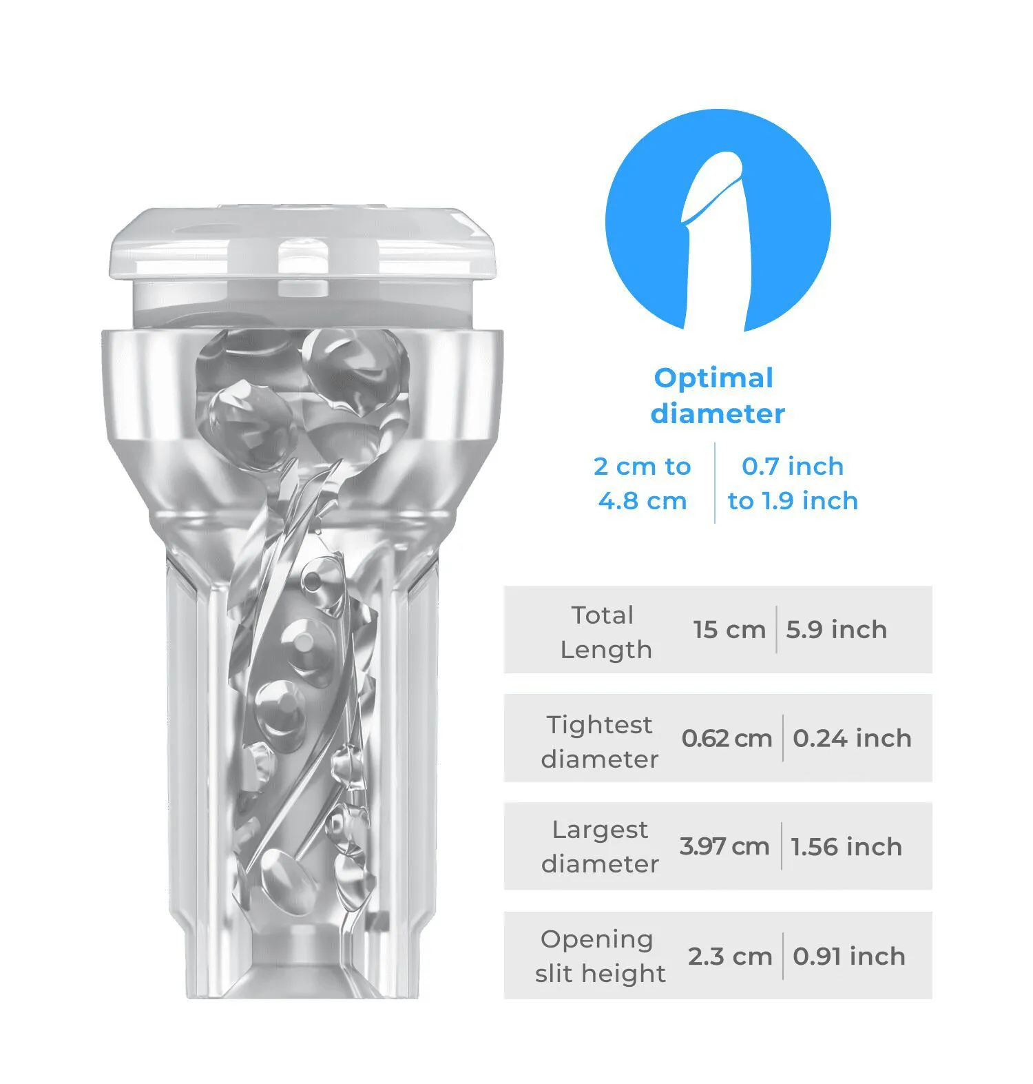 Kiiroo Feel Pocket Crystal — фото 6