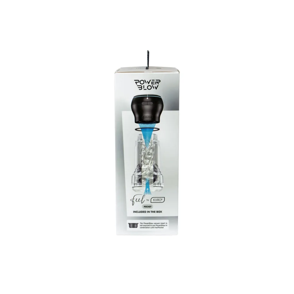 Kiiroo Feel Pocket Crystal + PowerBlow, прозорий — фото 7