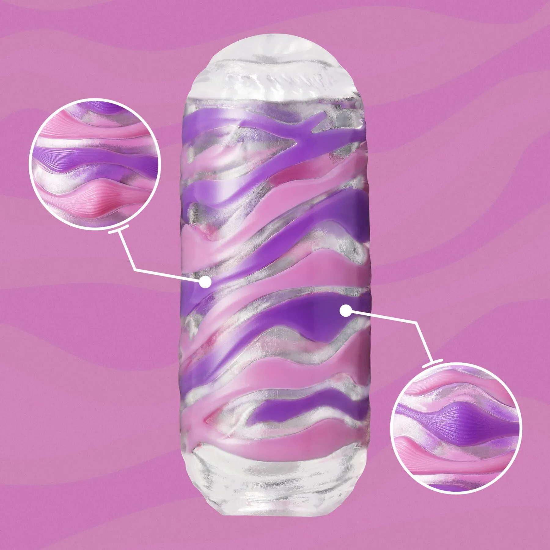 Tenga ARTE DRAPE, фіолетовий — фото 2