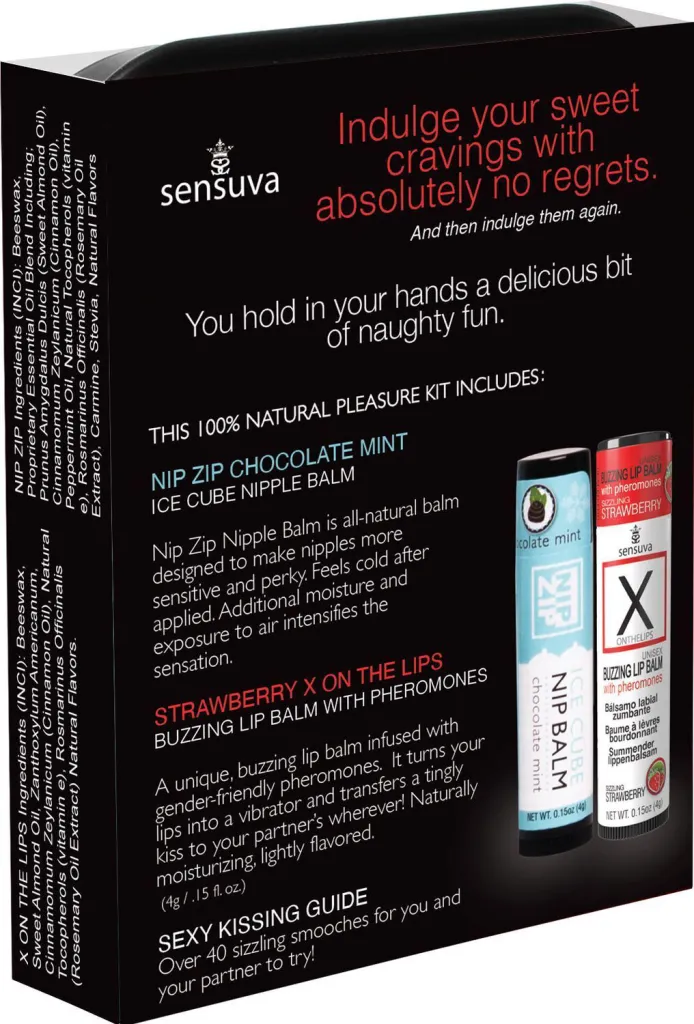 Sensuva Lips & Nips Pleasure Kit Chocolate Strawberry — фото 2