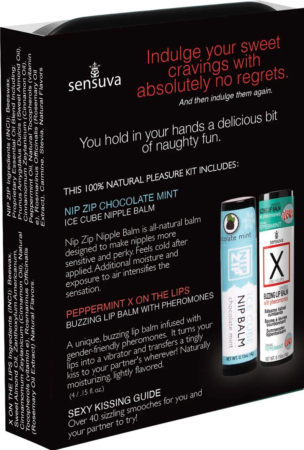 Sensuva Lips & Nips Pleasure Kit Chocolate Peppermint — фото 2