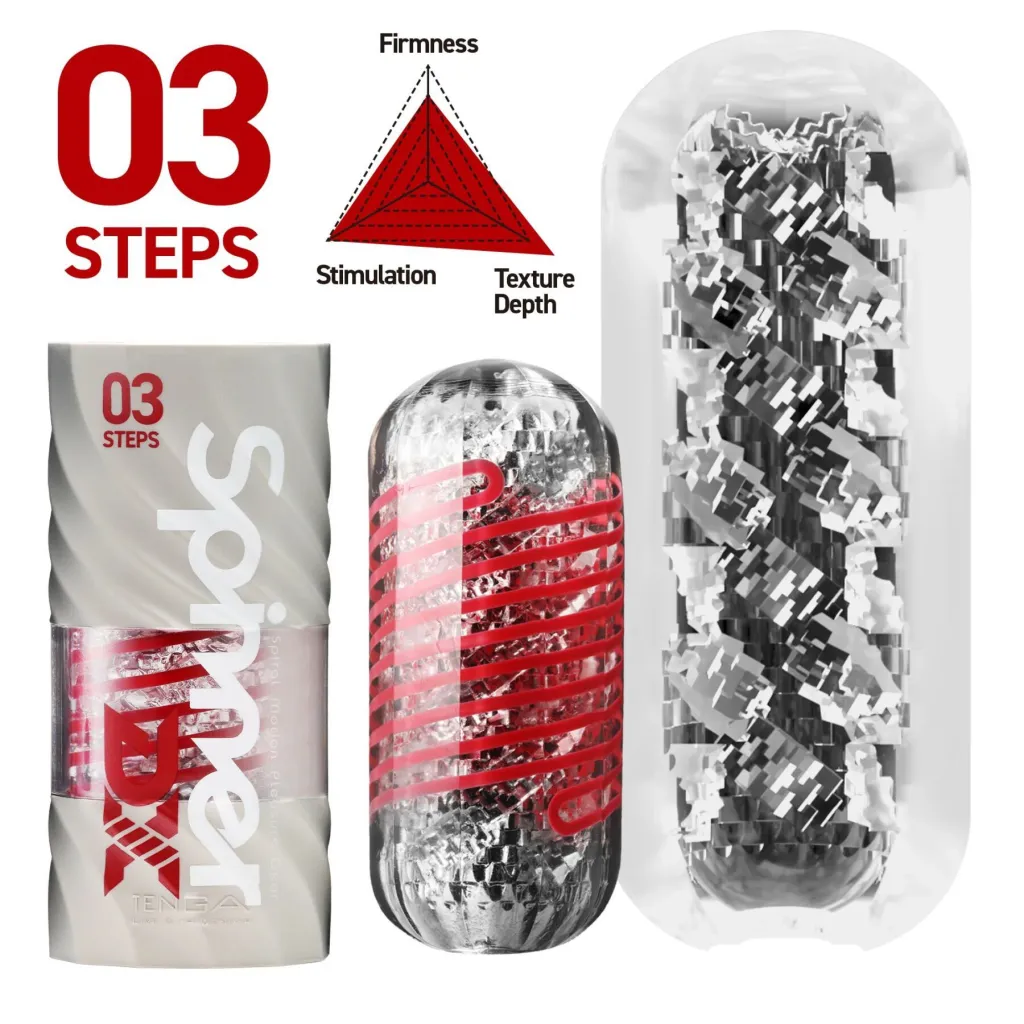Tenga Spinner DX 03 Steps, червоний — фото 2