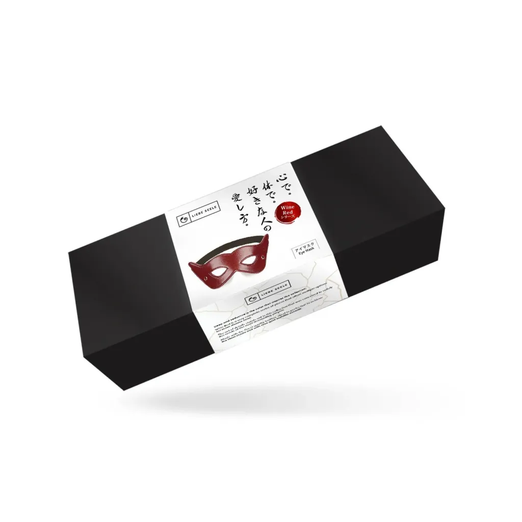 Liebe Seele Wine Red Eye Mask, бордовий — фото 4
