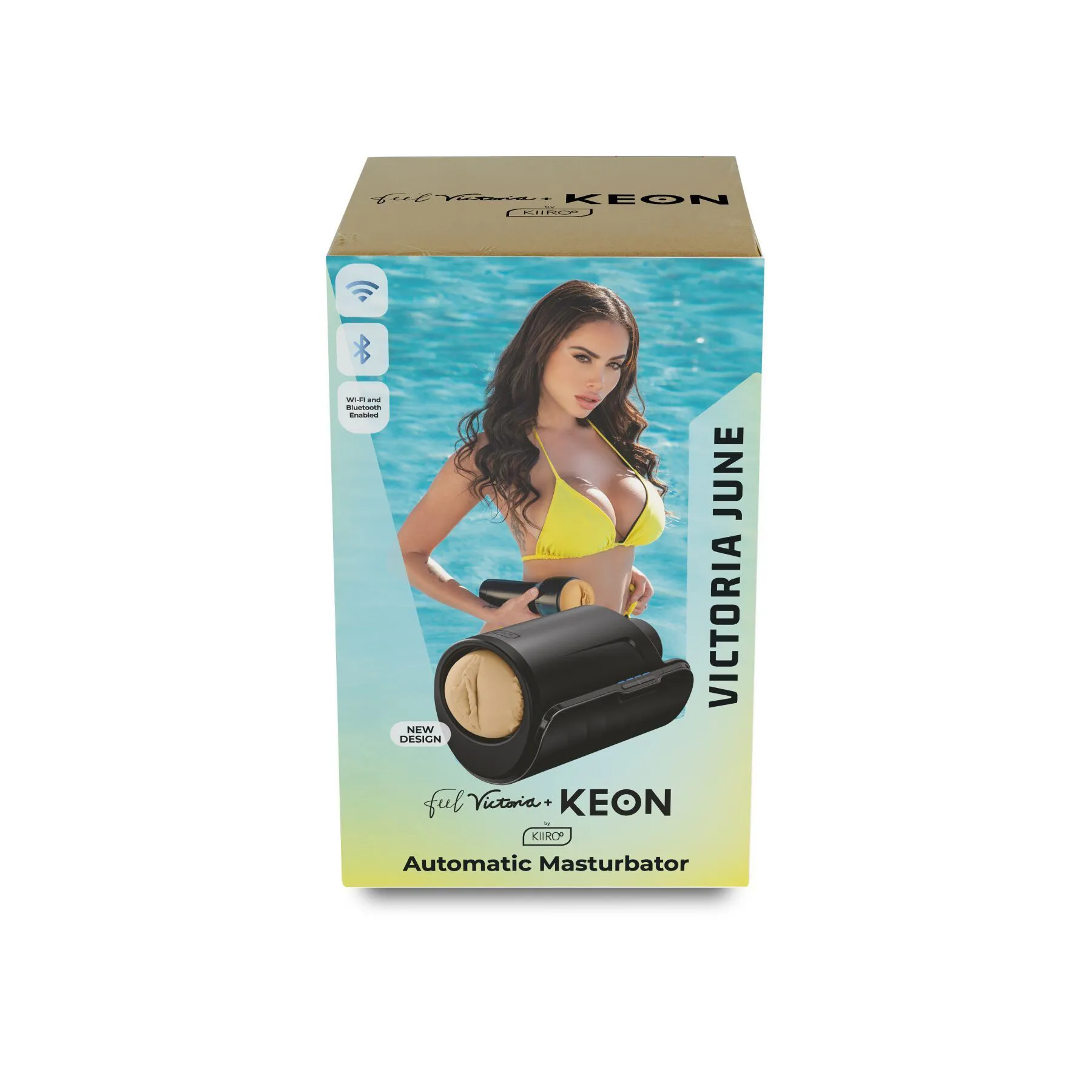 Kiiroo Keon Combo Set с мастурбатором Feel Victoria June, телесный — фото 9
