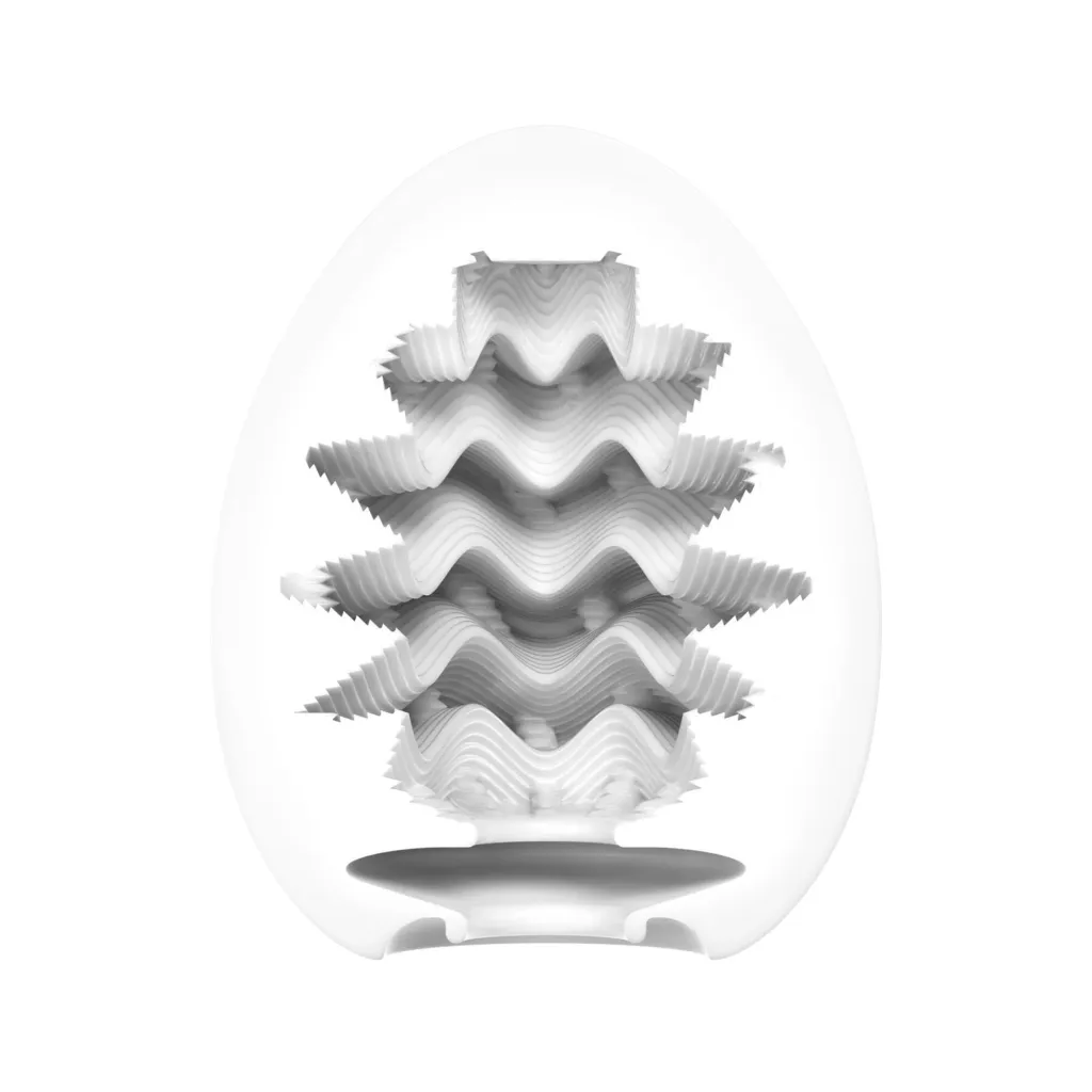 Tenga Standard Egg Wavy, блакитний — фото 3