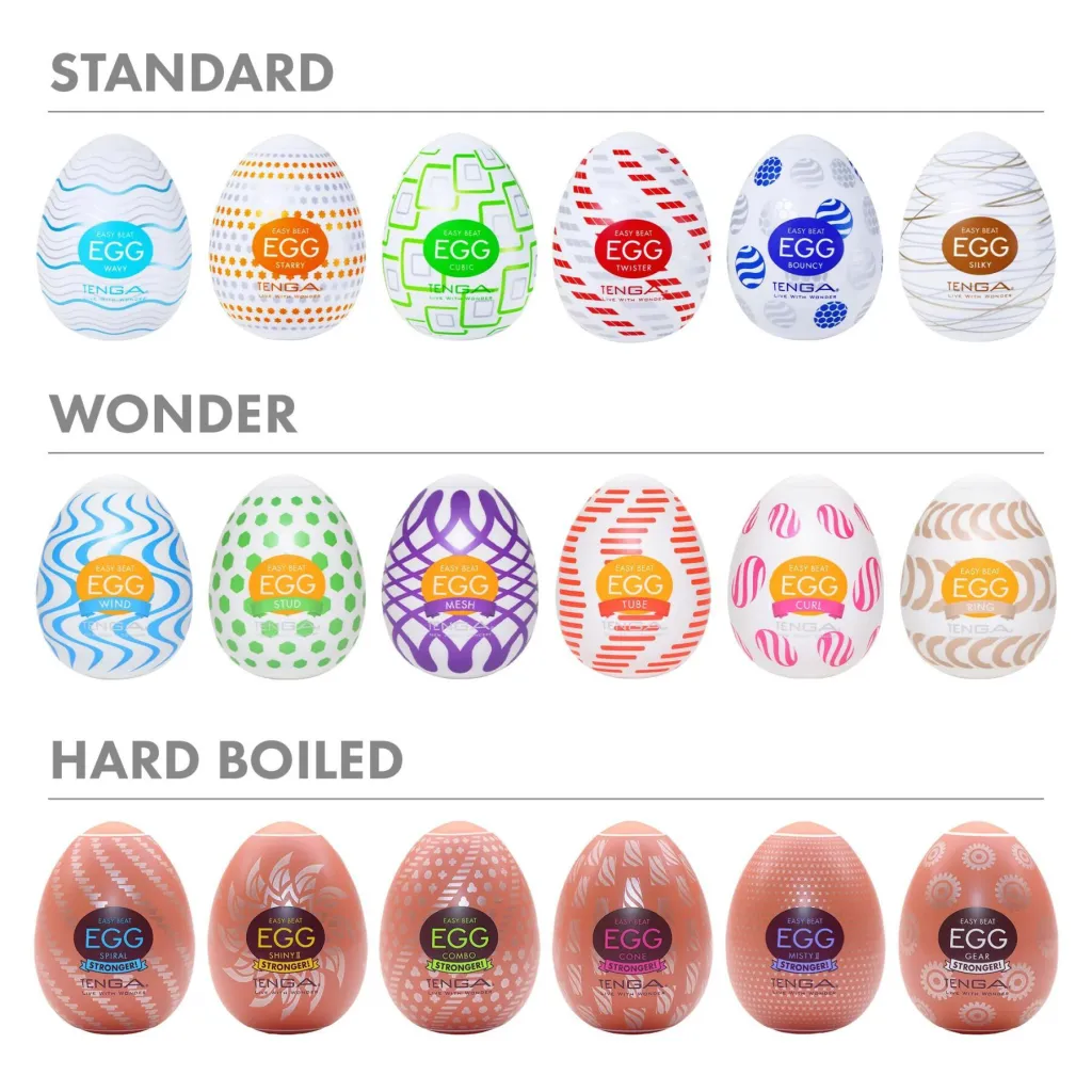 Tenga Standard Egg Bouncy, синій — фото 8