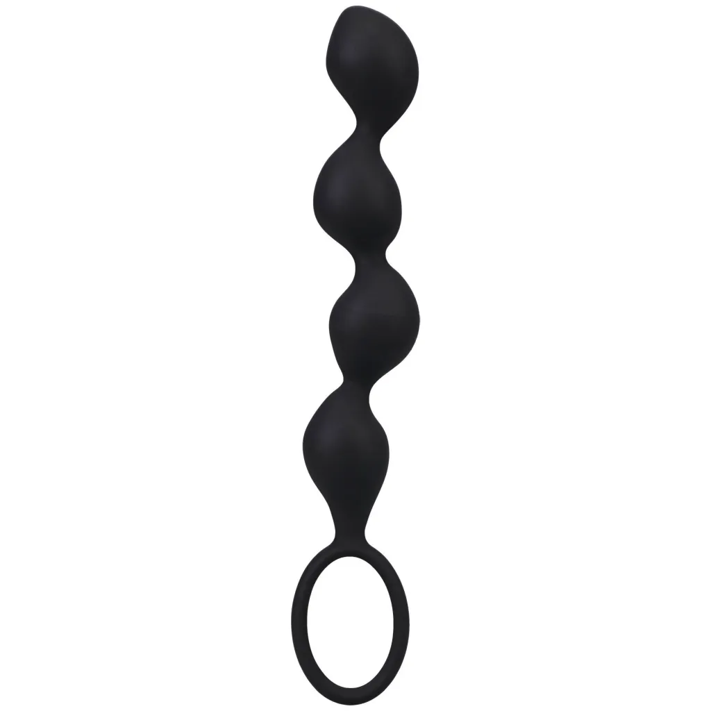 Doc Johnson Mood Naughty Contour Beads Trainer Set, чорний — фото 4