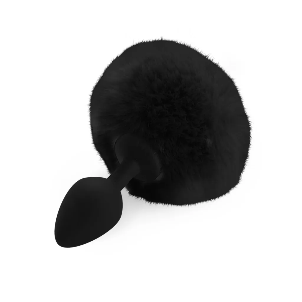 Art of Sex Rabbit Tail, M, чорний
