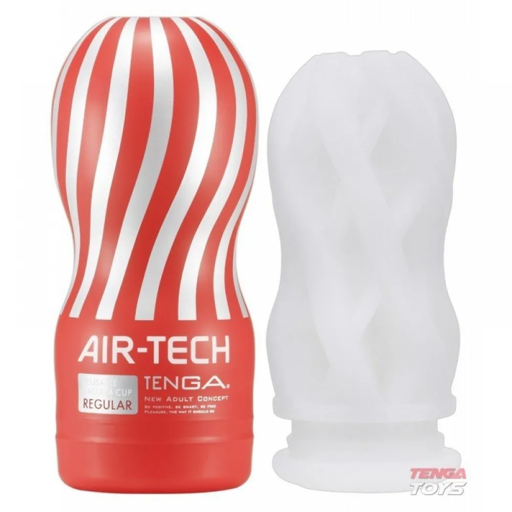 Червоний мастурбатор Tenga Air-Tech Regular