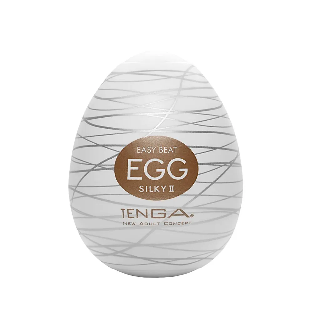 Мастурбатор-яйце Tenga Egg Silky II у коричневій шкаралупі