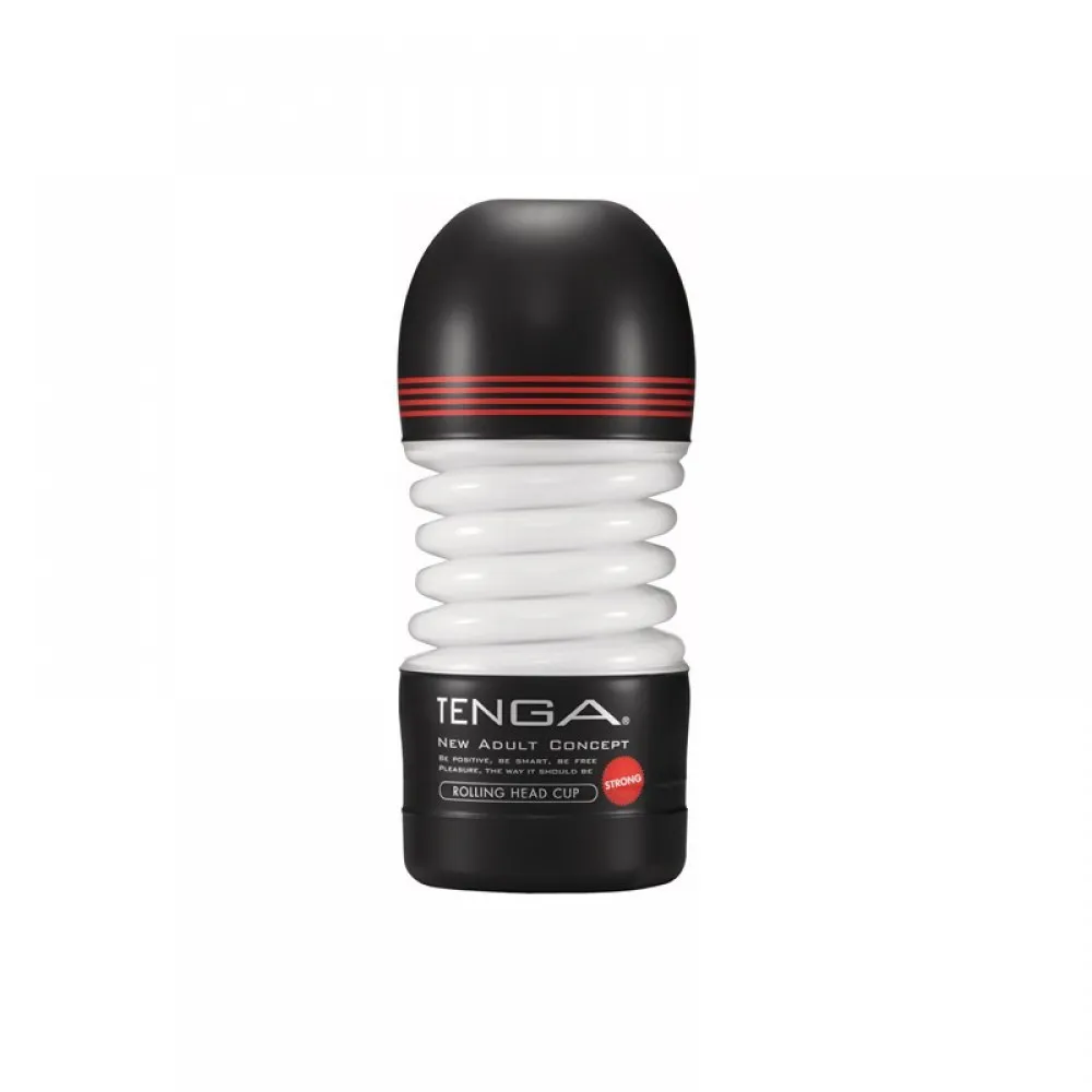 Білий мастурбатор Tenga Rolling Head Cup Strong