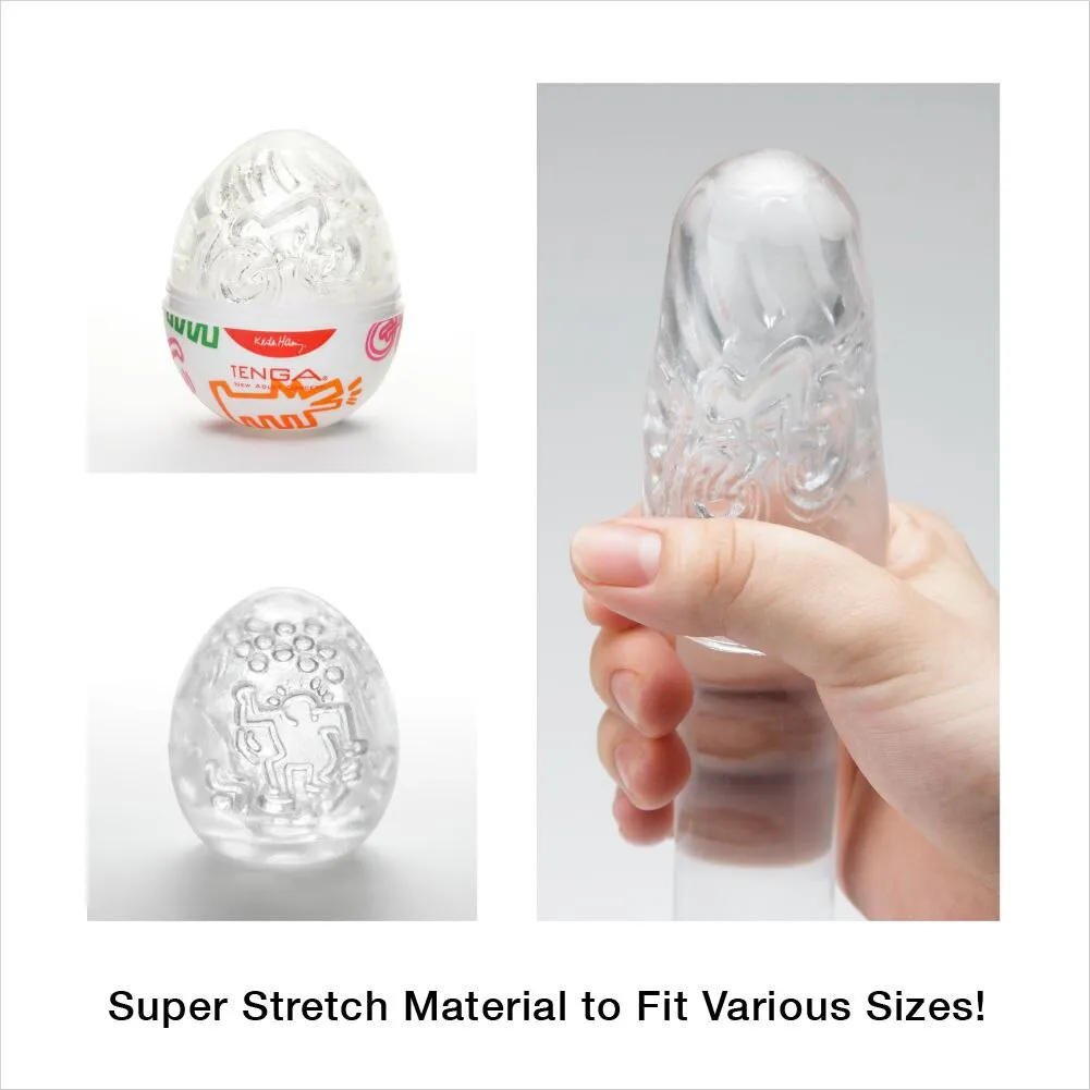 Tenga Keith Haring Dance Egg, белый — фото 3