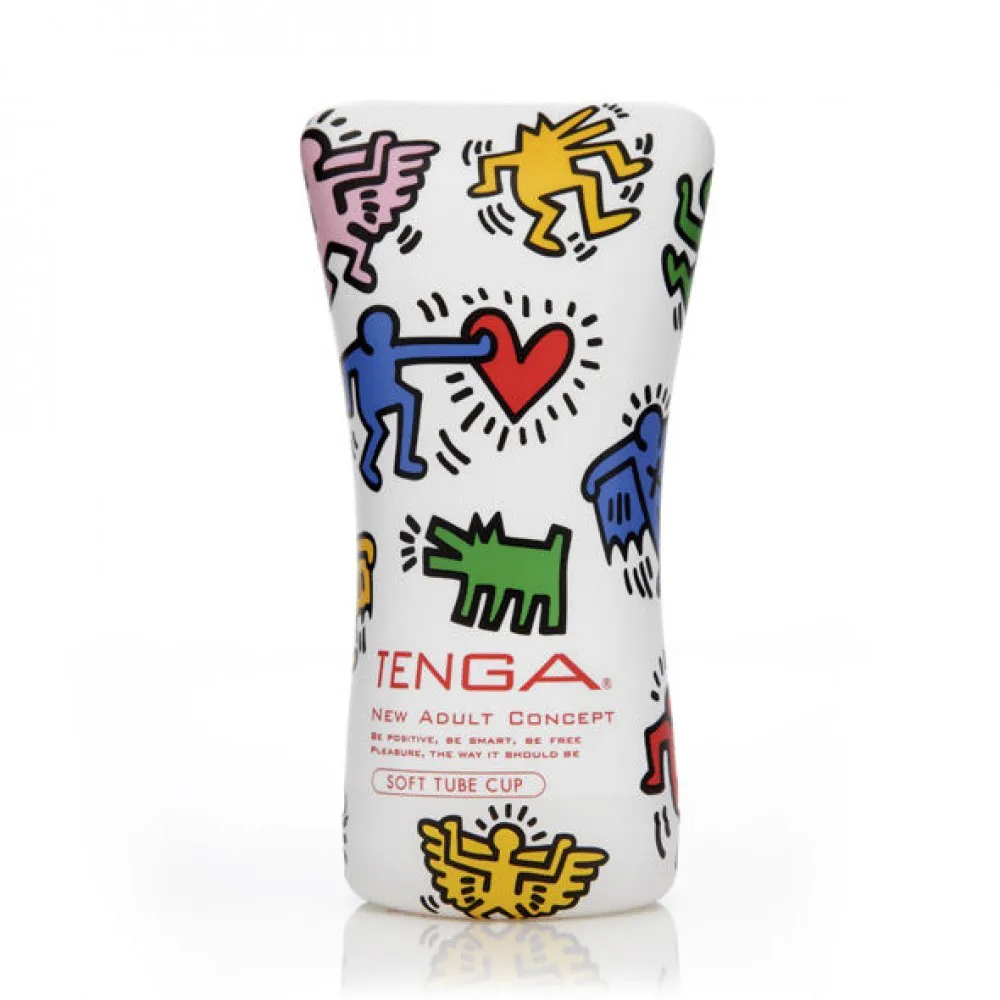 Tenga Keith Haring Soft Case Cup, білий — фото 3