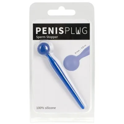 Orion Penis Plug Sperm Stopper, синій — фото 4